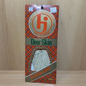 HJ Glove Golf Glove NOS Deer Skin Men’s Left Size Large J33R